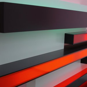 Moving light in the shadow